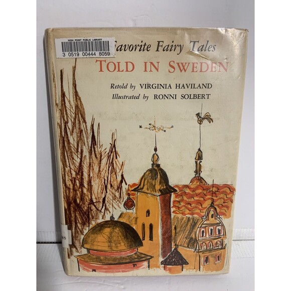 FAVORITE FAIRY Tales Told in Sweeden By Virginia Haviland First Edition HB DJ - Picture 1 of 7